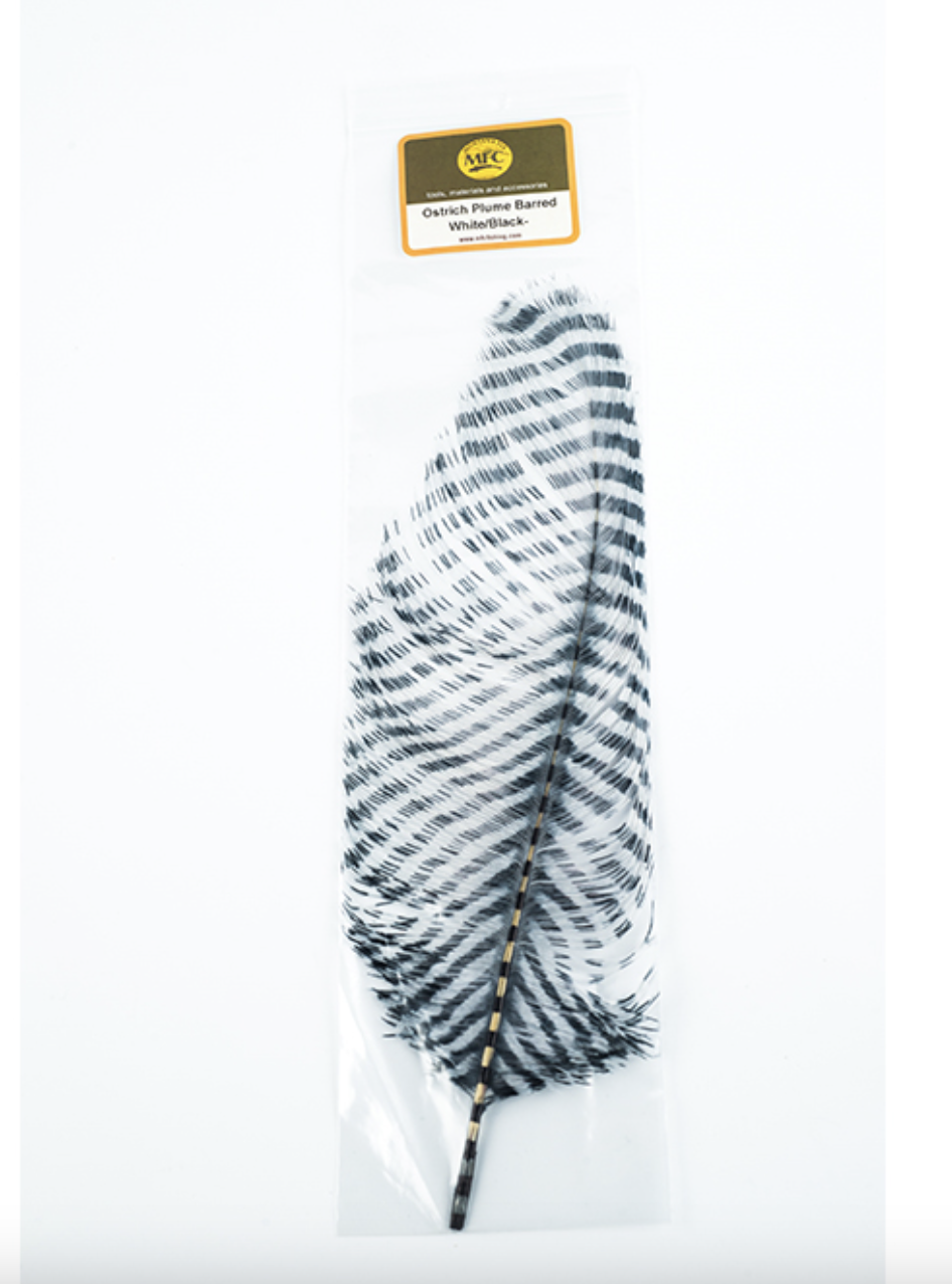 Montana Fly Co MFC Barred Ostrich Plume