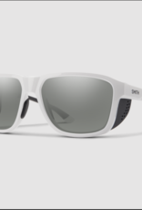 Smith Optics Smith Embark Sunglass White ChromaPop Polarized Platinum Mirror