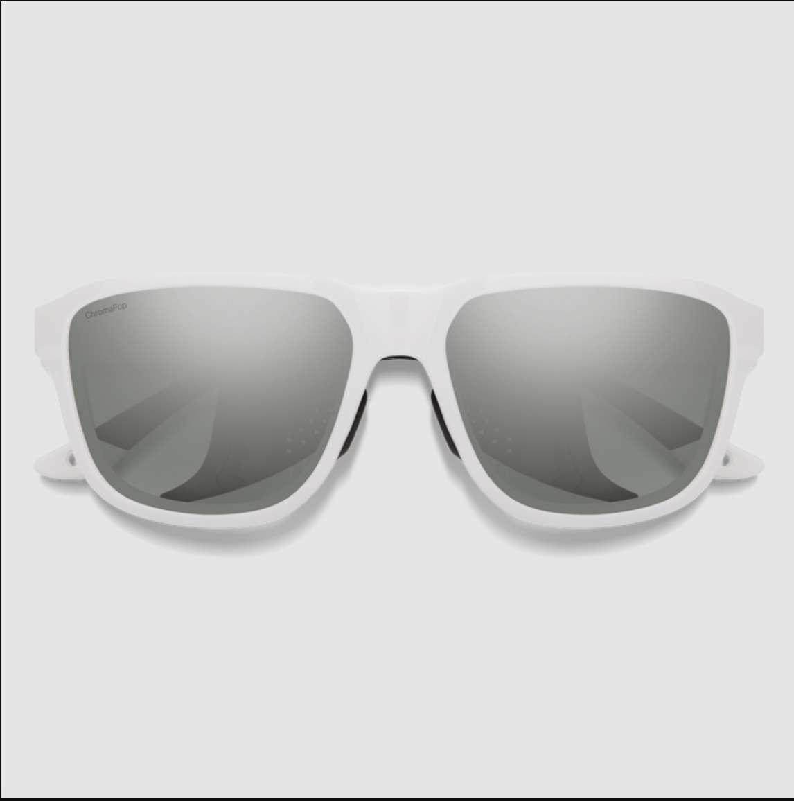 Smith Optics Smith Embark Sunglass White ChromaPop Polarized Platinum Mirror