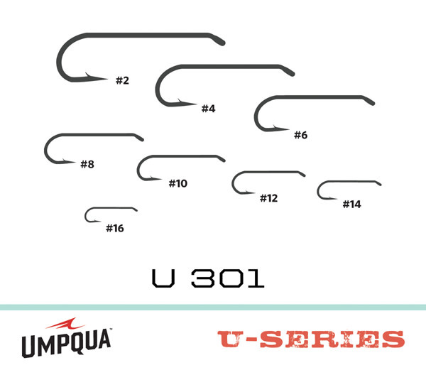 Umpqua Feather Merchants Umpqua U-Series U301 Hook (50 Pack)