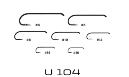Umpqua Feather Merchants Umpqua U-Series U104 Hook  (50 Pack)