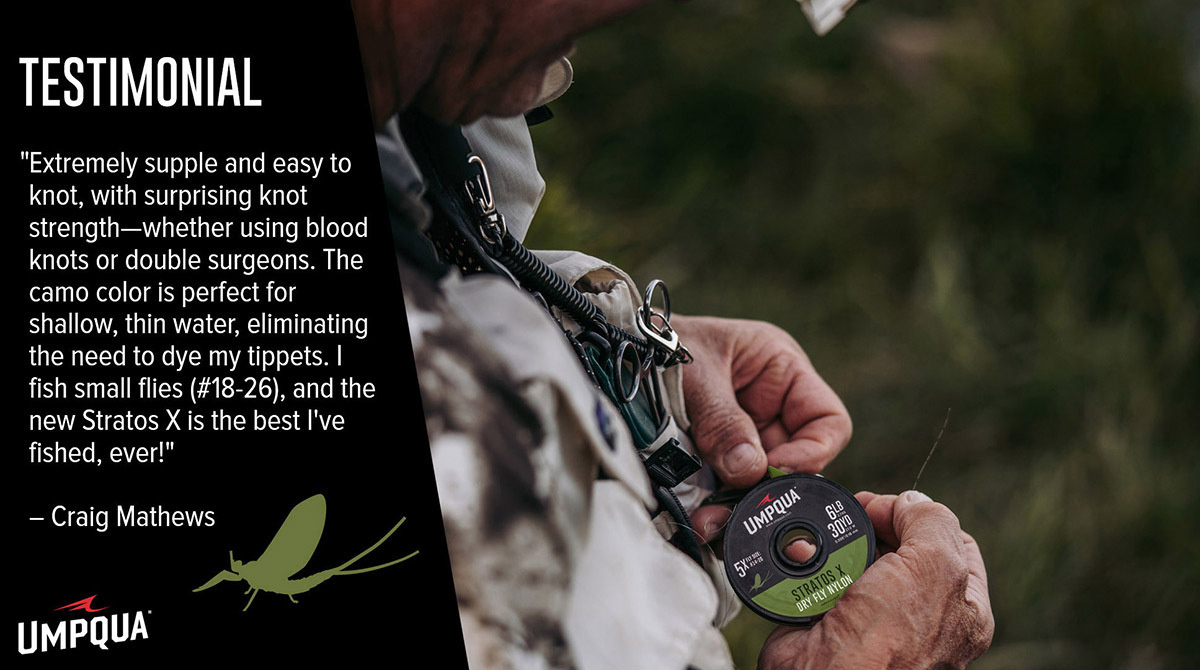 Umpqua Feather Merchants Umpqua Stratos X Dry Fly Nylon Tippet 30YDS -