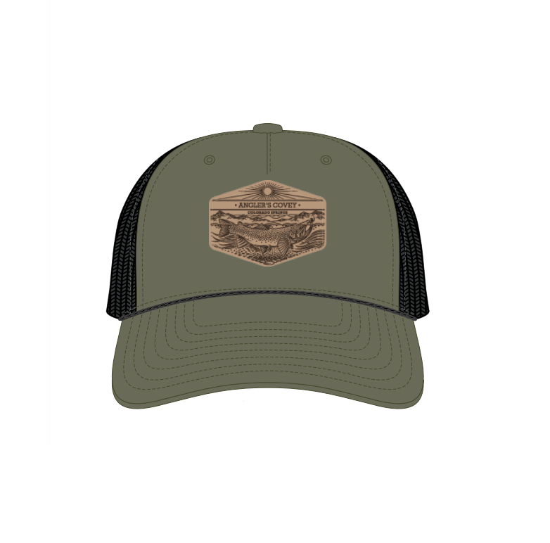 Anglers Covey Range Riser AC Hat 112FPR Loden/Black/Black Rope