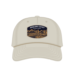 Anglers Covey Alpine Riser AC Hat 355 Oat Milk/Elmwood White Rope