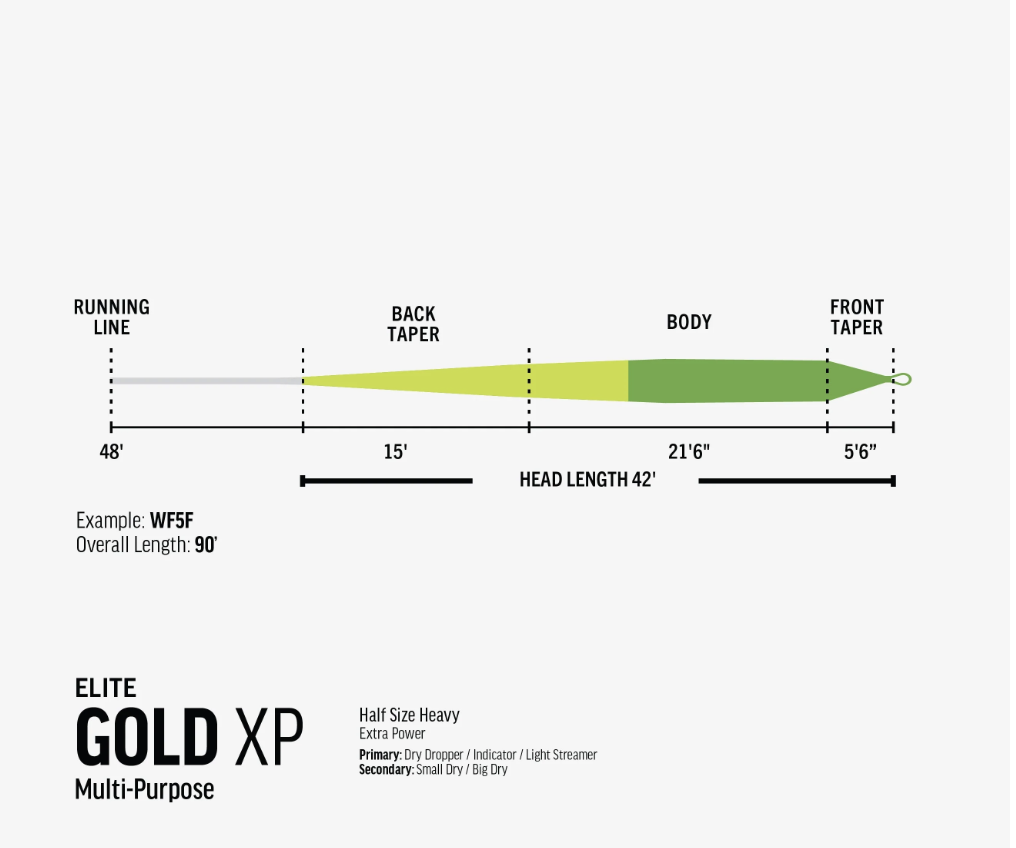 RIO Rio Elite Gold XP Fly Line -