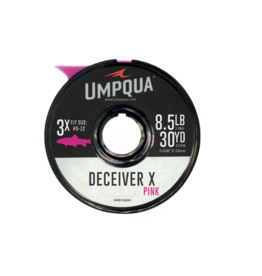 Umpqua Feather Merchants Umpqua Deceiver X Fluoro Tippet Pink 30YD