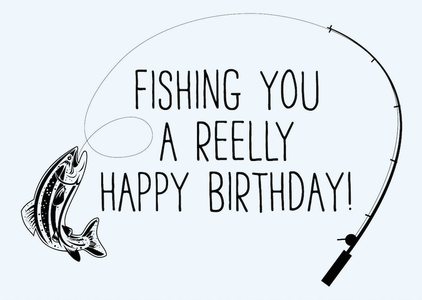 Anglers Covey AC Birthday Card -
