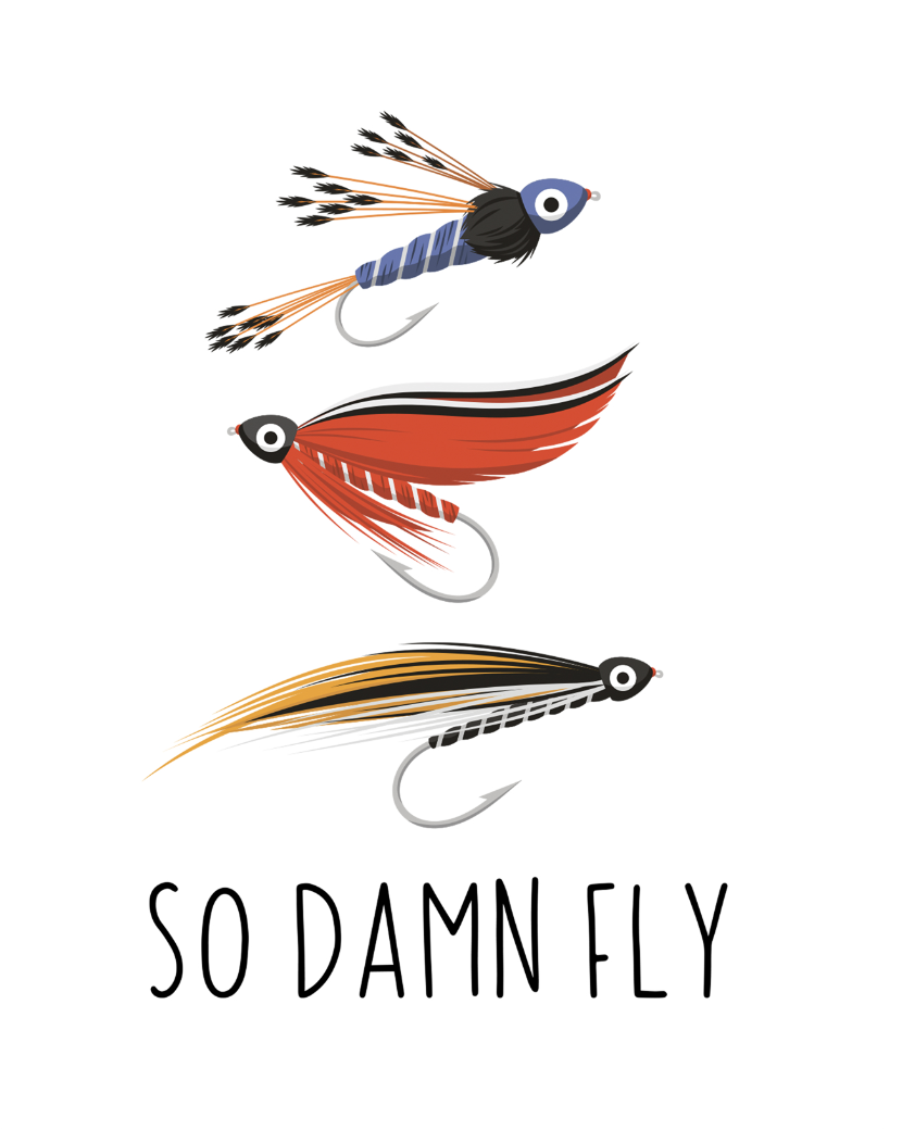 Anglers Covey AC Greeting Card -