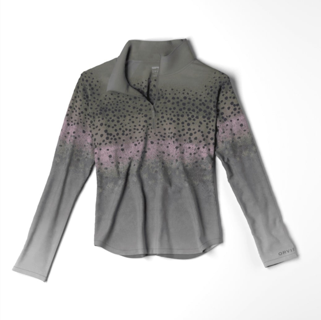 Orvis Orvis Womens DriCast Printed 1/4 Zip -