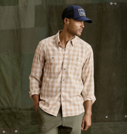 Orvis Orvis Tech Chambray Plaid Work Shirt Long Sleeve