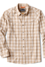 Orvis Orvis Tech Chambray Plaid Work Shirt Long Sleeve