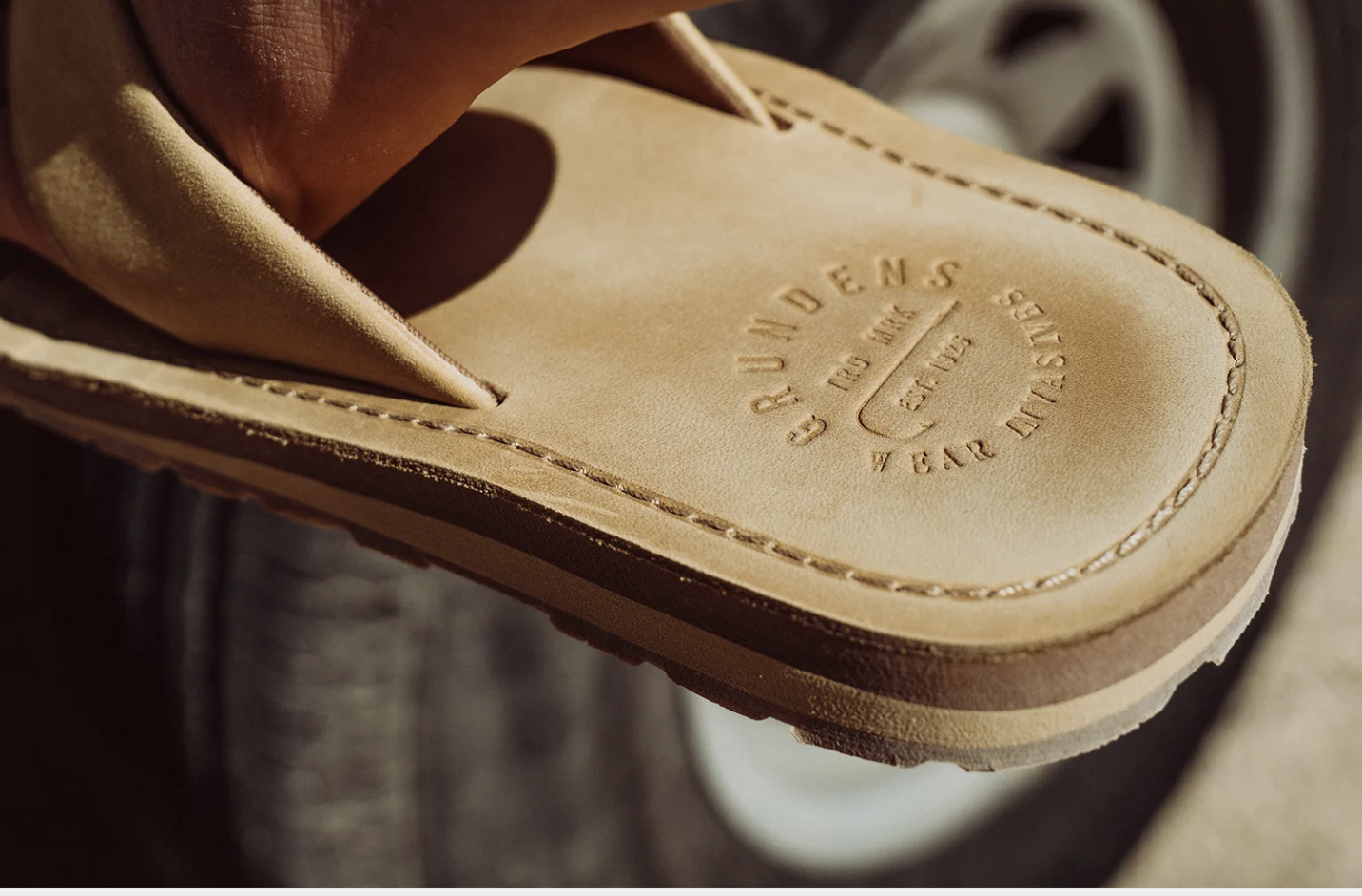 Grundens Grundens Mudflats Leather Sandal