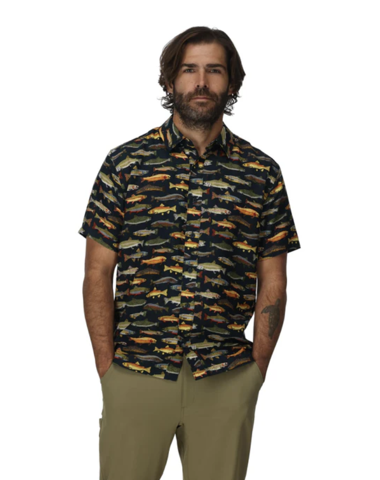 Simms Fishing Simms Tailout SS Shirt Natural