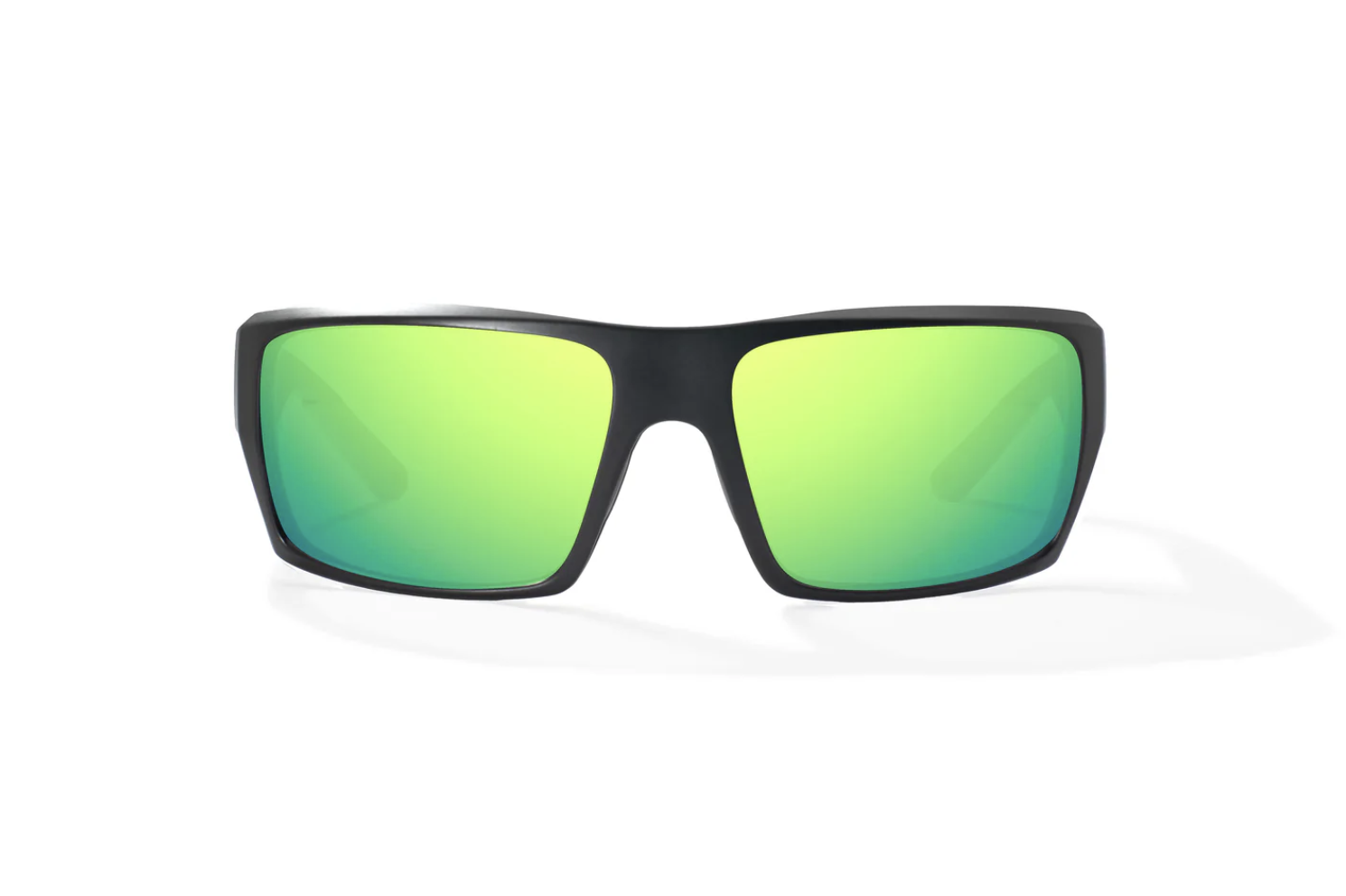 Bajio Bajio Nato Sunglasses Black Matte Green Mirror Poly