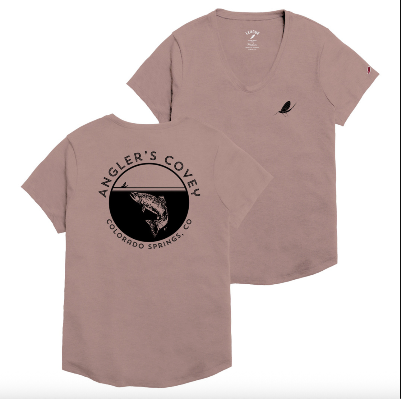 League AC Logo Womens Mayfly Triflex Voop Tee