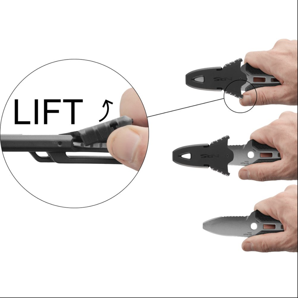 NRS NRS Co Pilot Knife Black