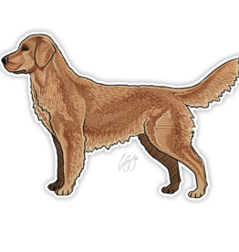 Casey Underwood Art Casey Underwood Dog Decal -