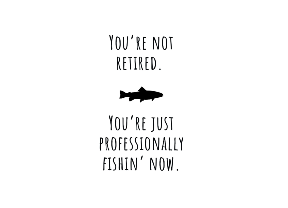 Anglers Covey AC Greeting Card -