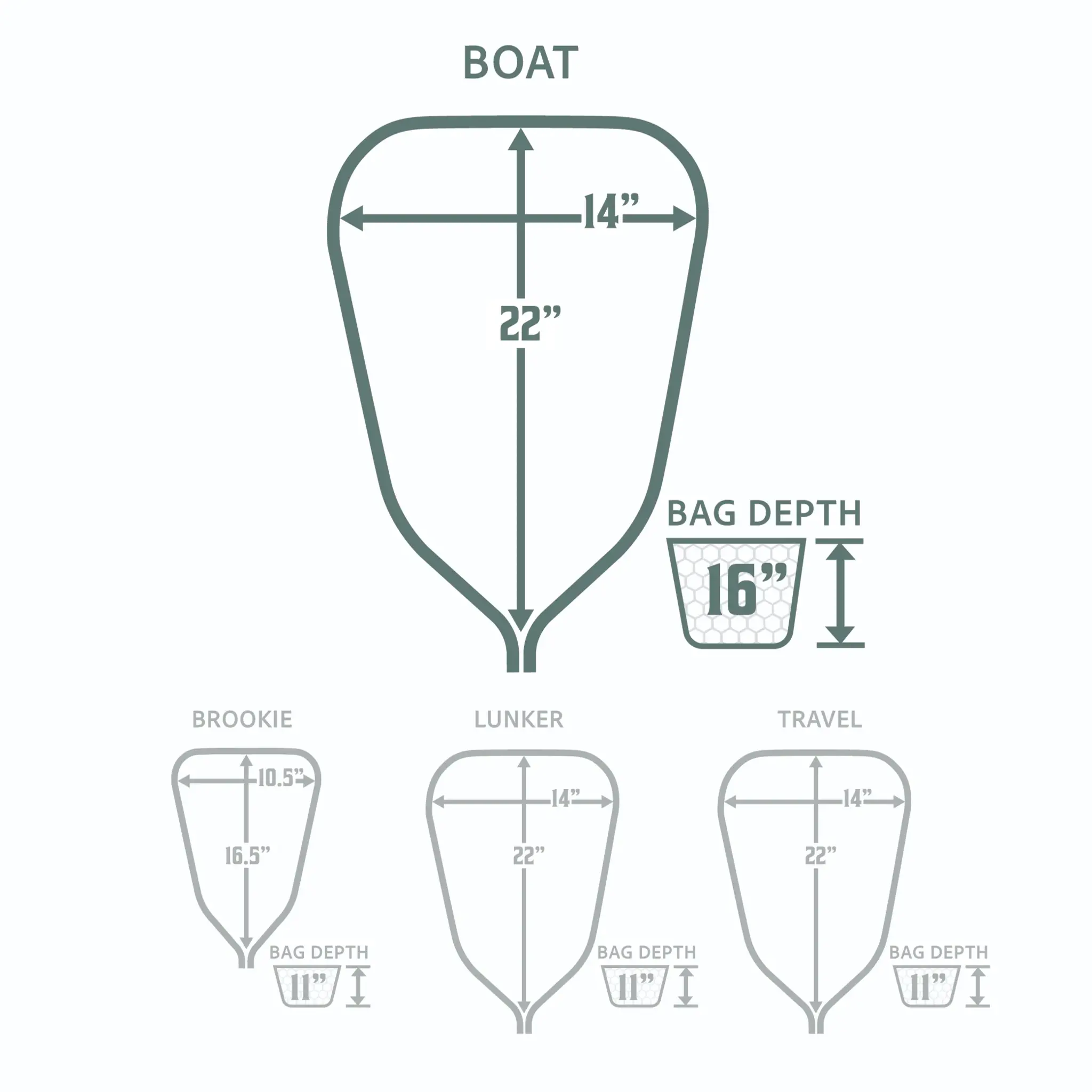 Rising Rising Boat Net w/ 38" Handle
