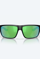 Costa Del Mar Costa Fly Line Matte Black w/ Green Mirror 580G