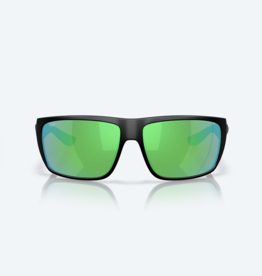 Costa Del Mar Costa Fly Line Matte Black w/ Green Mirror 580G