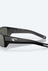 Costa Del Mar Costa Fantail Pro 11 Sunglasses Matte Black w/ Gray Silver Mirror 580G