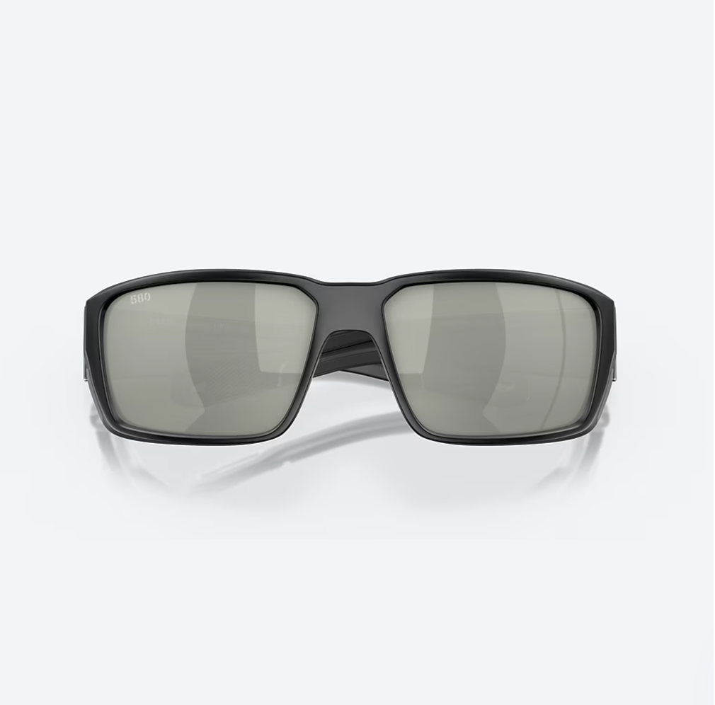 Costa Del Mar Costa Fantail Pro 11 Sunglasses Matte Black w/ Gray Silver Mirror 580G