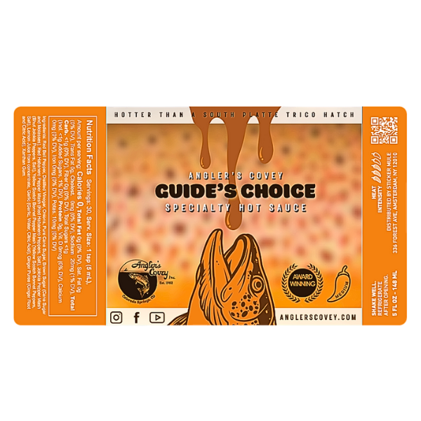 Anglers Covey AC Guide's Choice Hot Sauce