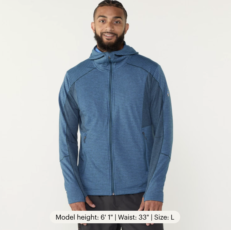 Kuhl Kuhl Reactiv Grid Full Zip Hoody