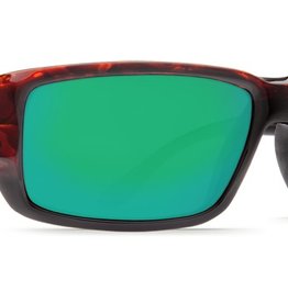 Costa Del Mar Costa Fantail Sunglasses Tortoise w/ Green Mirror 580G