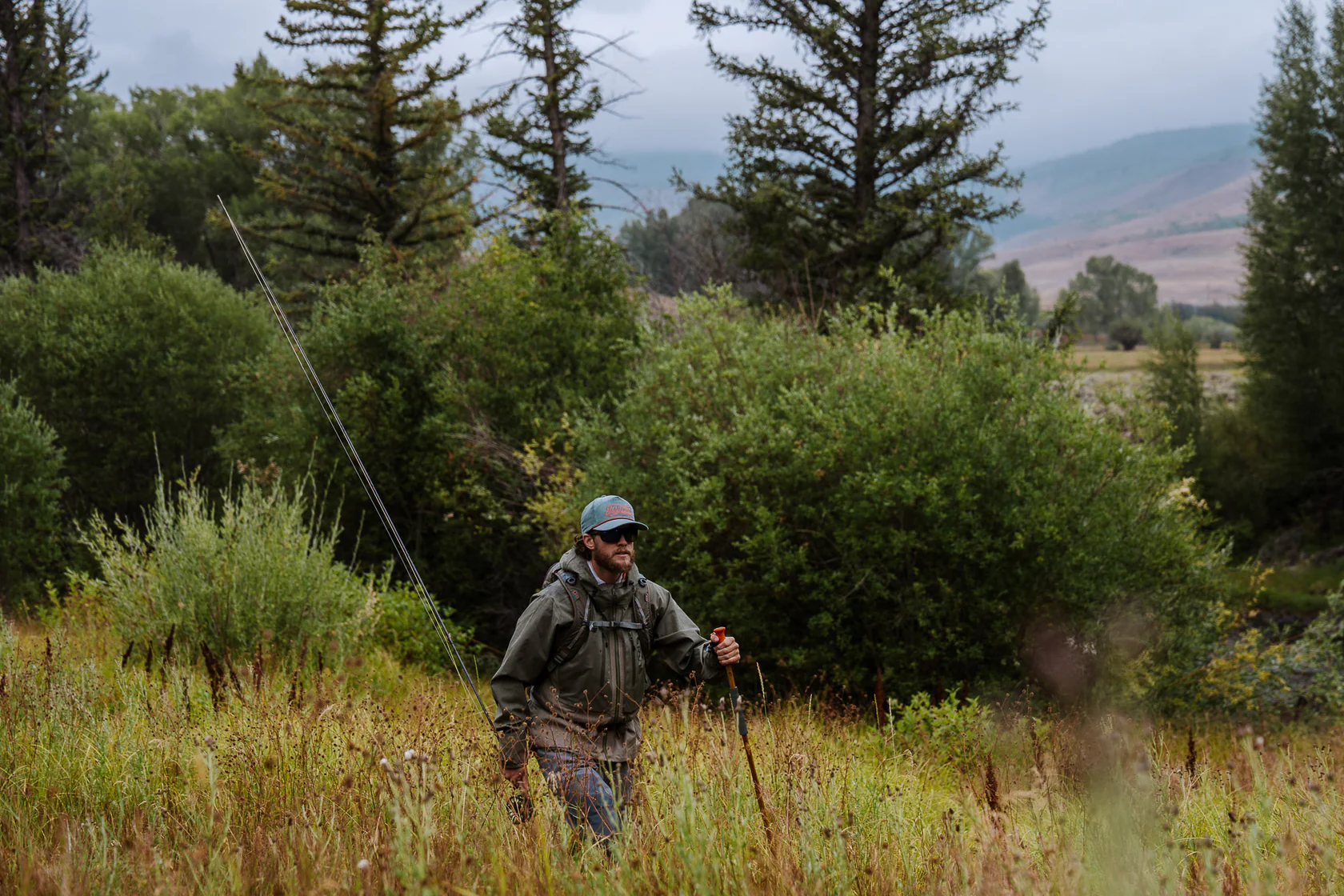 Fishpond Fishpond Grass Sticks Wading Staff