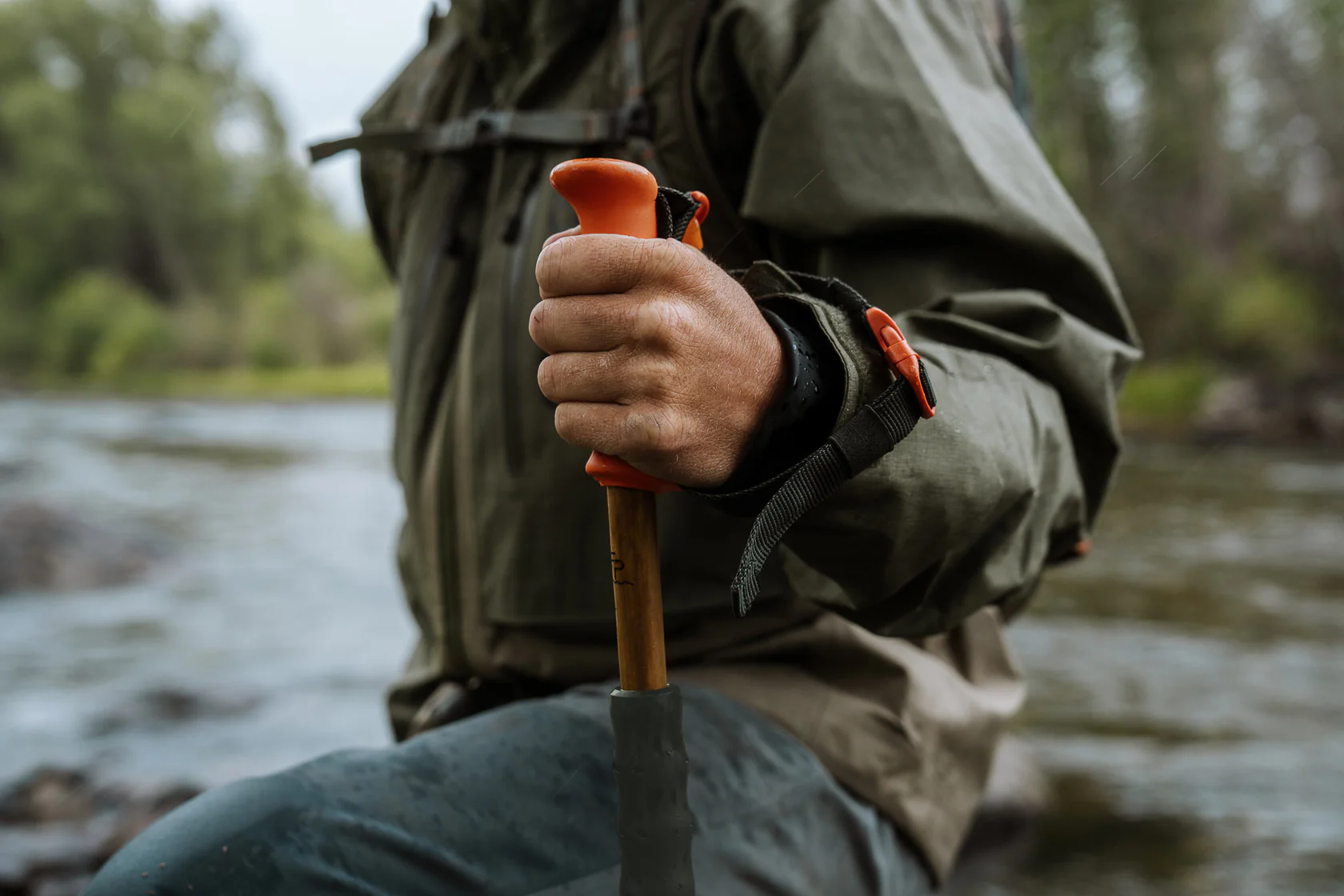 Fishpond Fishpond Grass Sticks Wading Staff