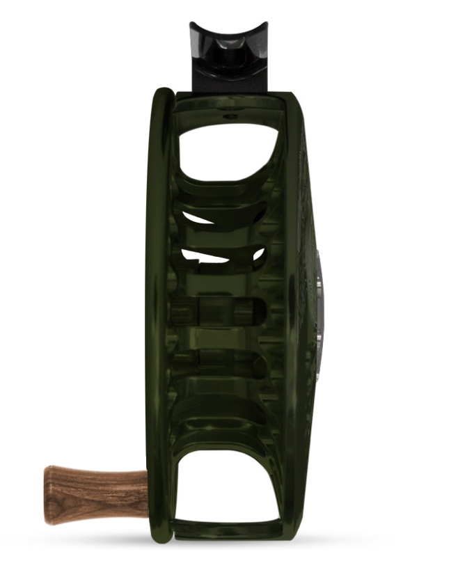 Abel Reels Abel TR Fly Reel 4/5 Deep Green Underwood High Country Cuts Walnut