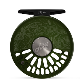 Abel Reels Abel TR Fly Reel 4/5 Deep Green Underwood High Country Cuts Walnut