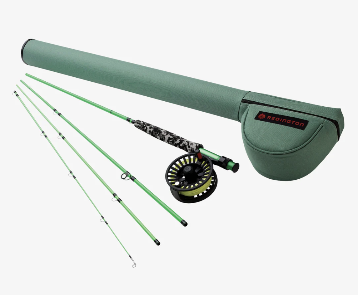 Redington Redington Youth Minnow Outfit W/ Crosswater Reel 8' 5WT Neon Green