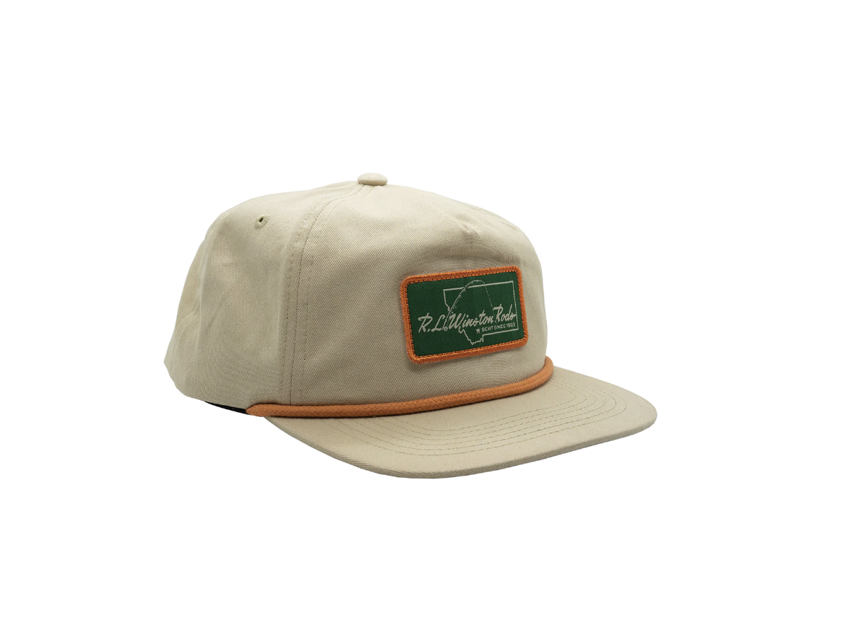 Winston Rod Co. Winston MT Vintage Rope Bill Hat Khaki