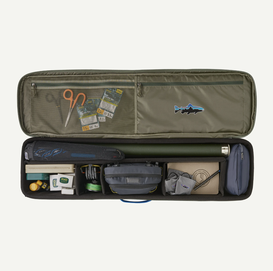 Patagonia Patagonia Black Hole Rod Case - Basin Green Fitz Trout