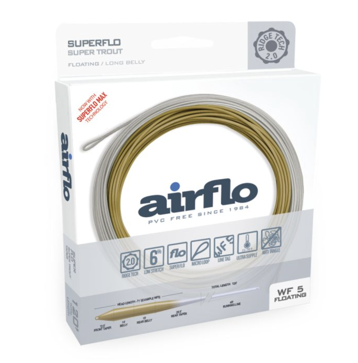 Airflo Airflo Superflo Max Ridge 2.0 Super Trout Fly Line