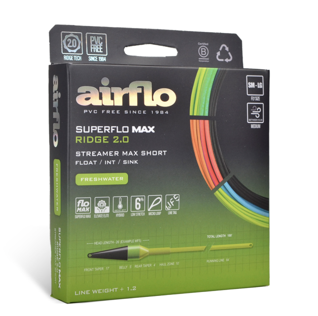 Airflo Airflo Superflo Max Ridge 2.0 Streamer Max Short Fly Line