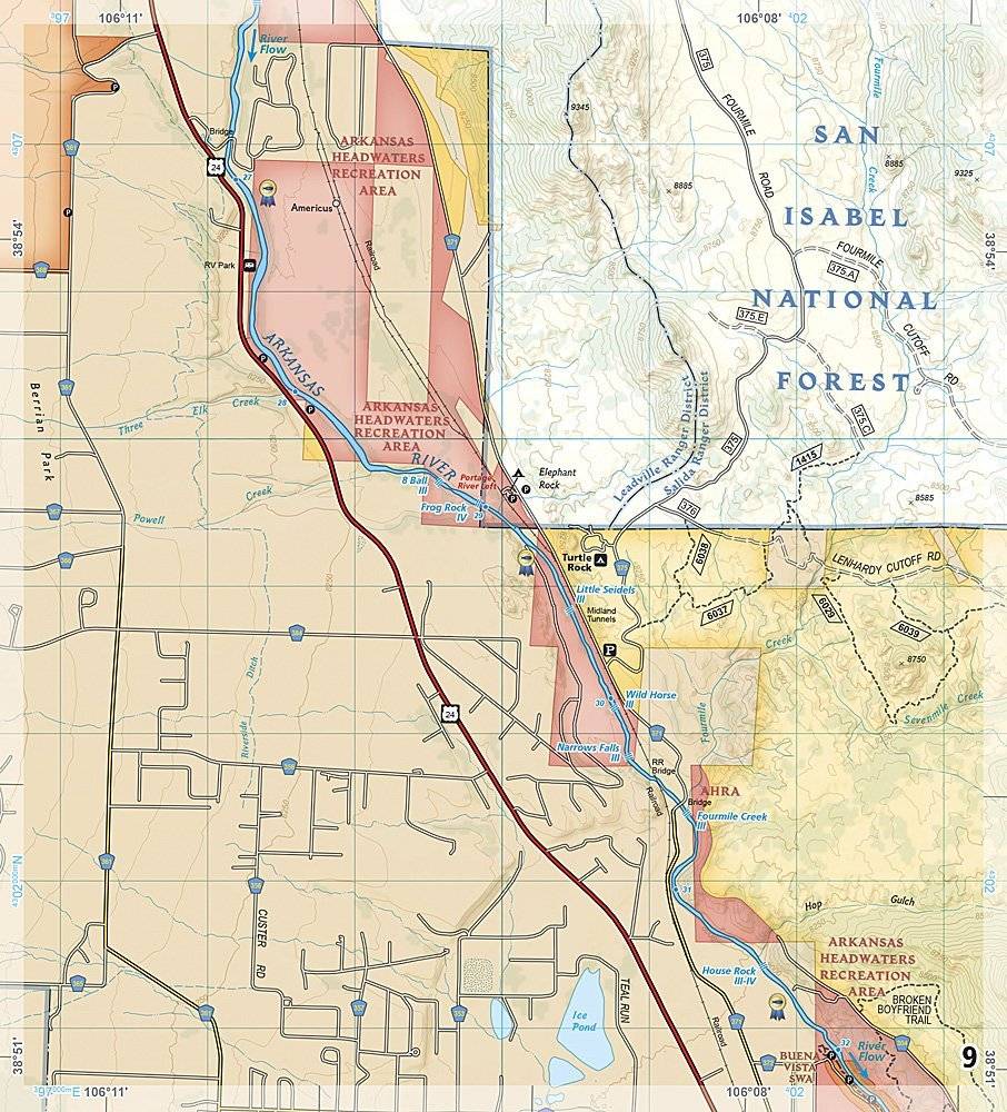 Anglers Book Supply National Geographic River Maps -