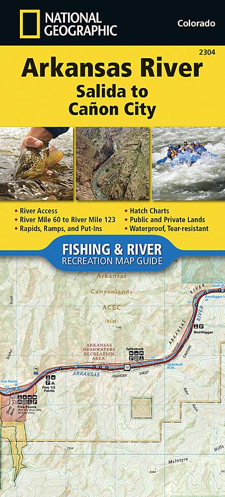 Anglers Book Supply National Geographic River Maps -