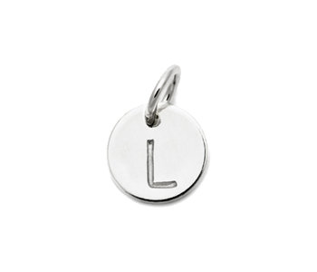 Laughing Sparrow Letter Charm L