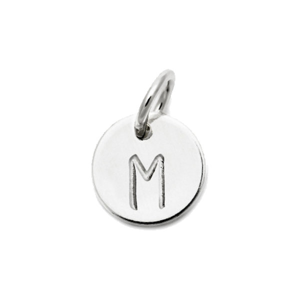 Laughing Sparrow Letter Charm M