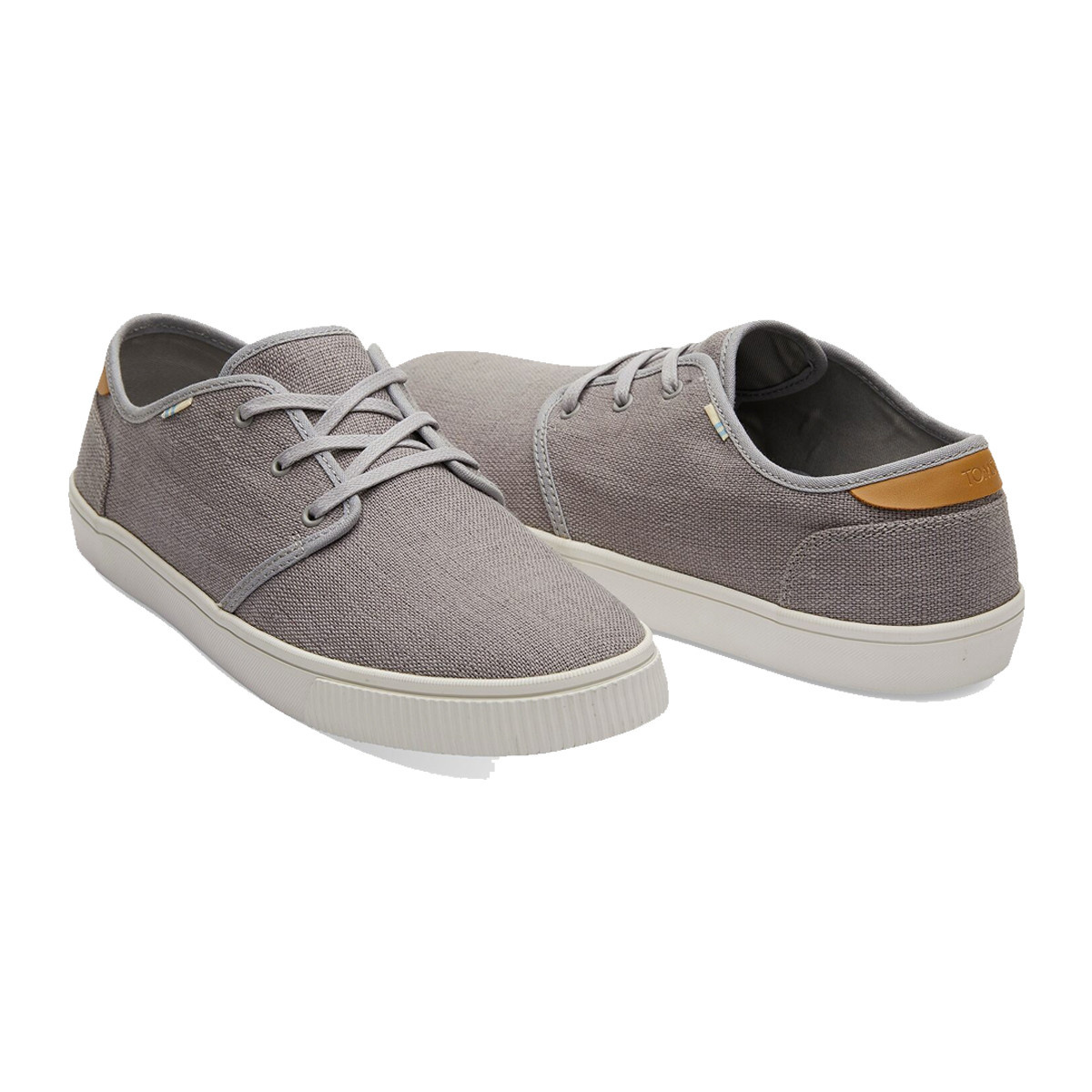toms drizzle grey heritage canvas