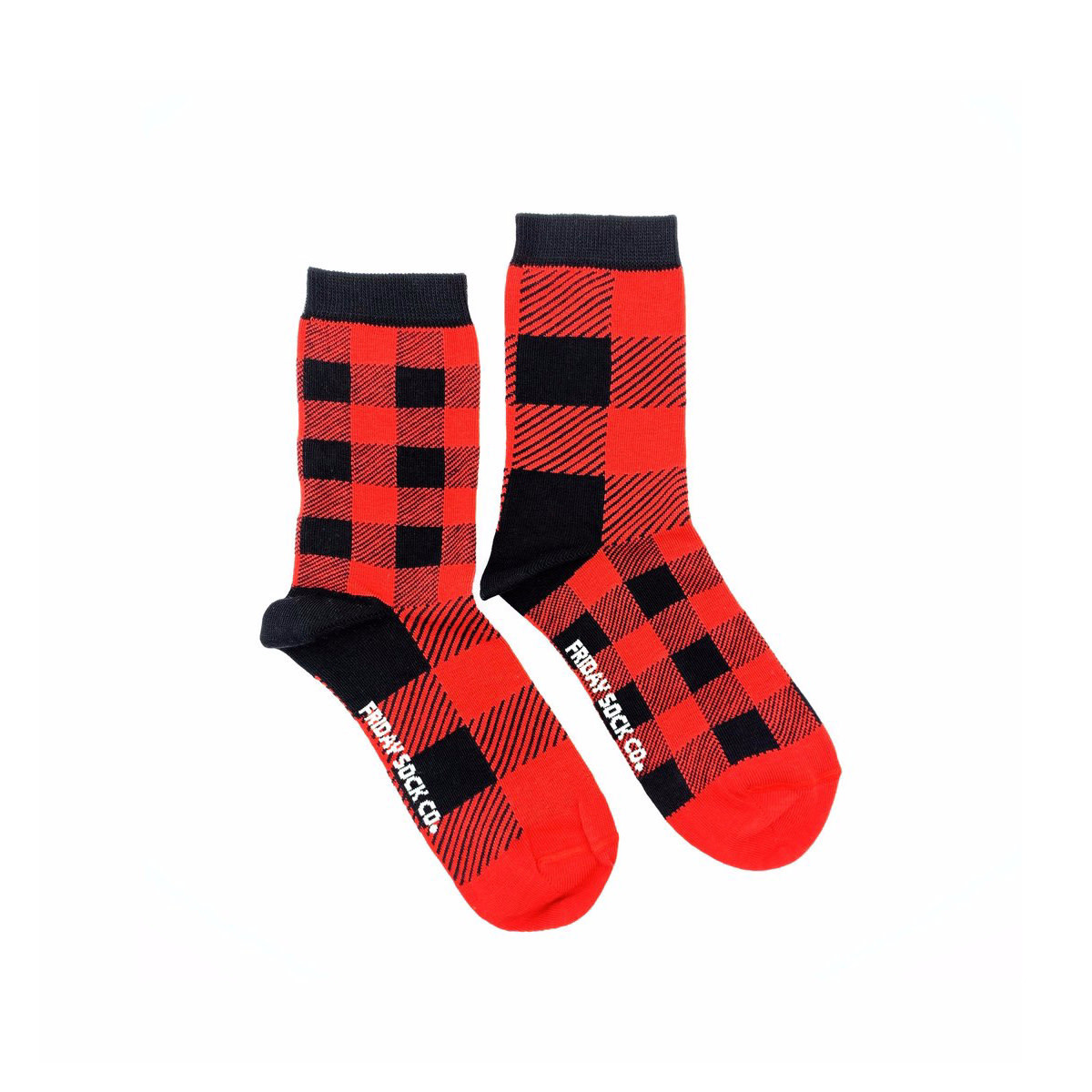 Friday Sock Co. Red Plaid Socks