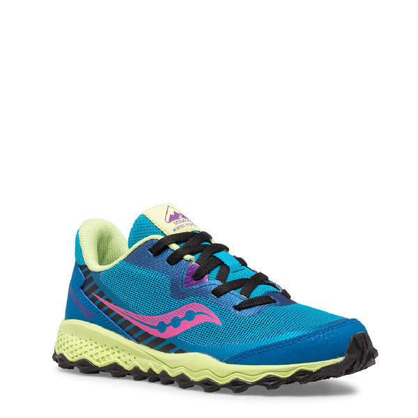Saucony Youth Peregrine Trail Runner Turquoise
