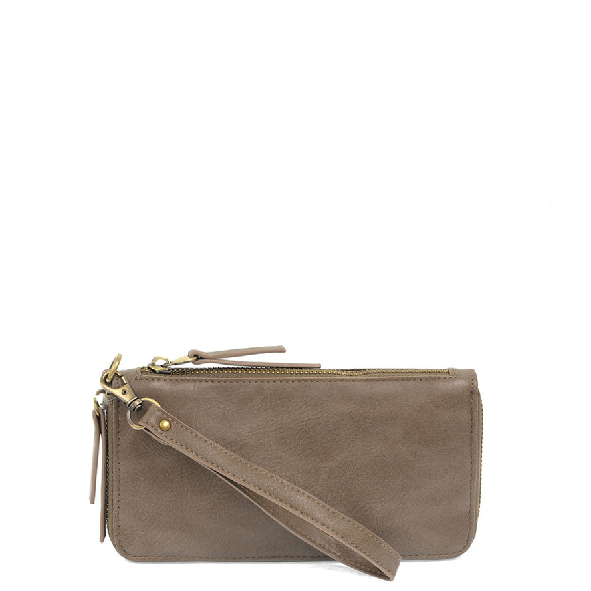 Joy Susan Chloe Zip Wallet Mushroom - Summit Footwear