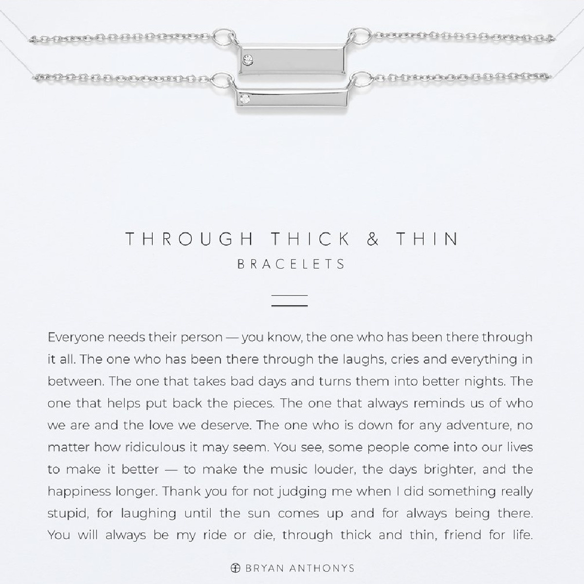 Bryan Anthony Through Thick & Bracelet Set