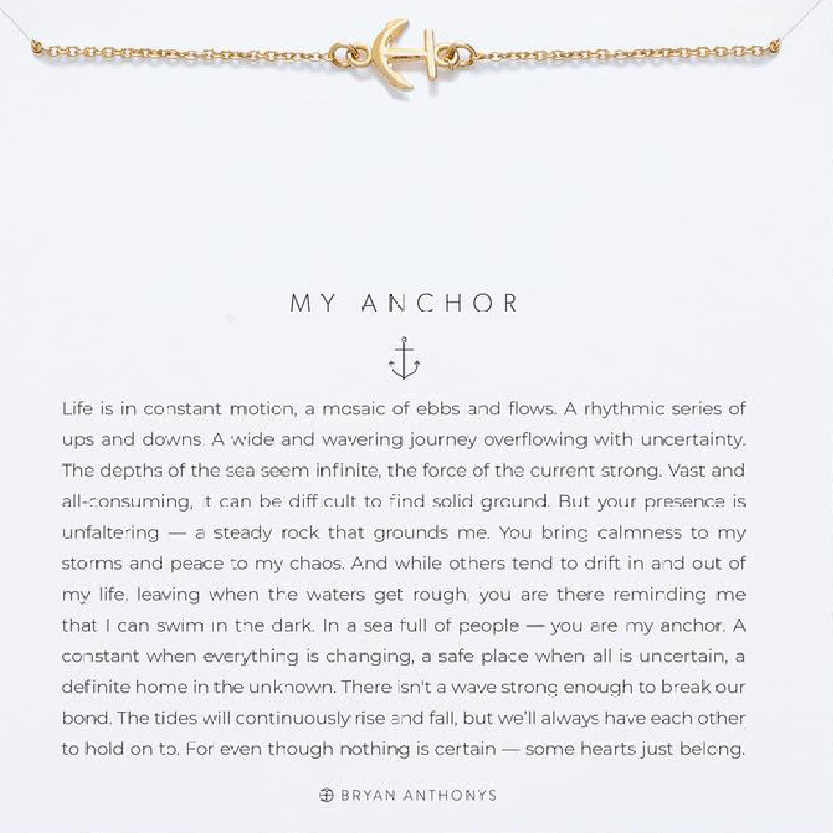 Bryan Anthonys My Anchor Necklace