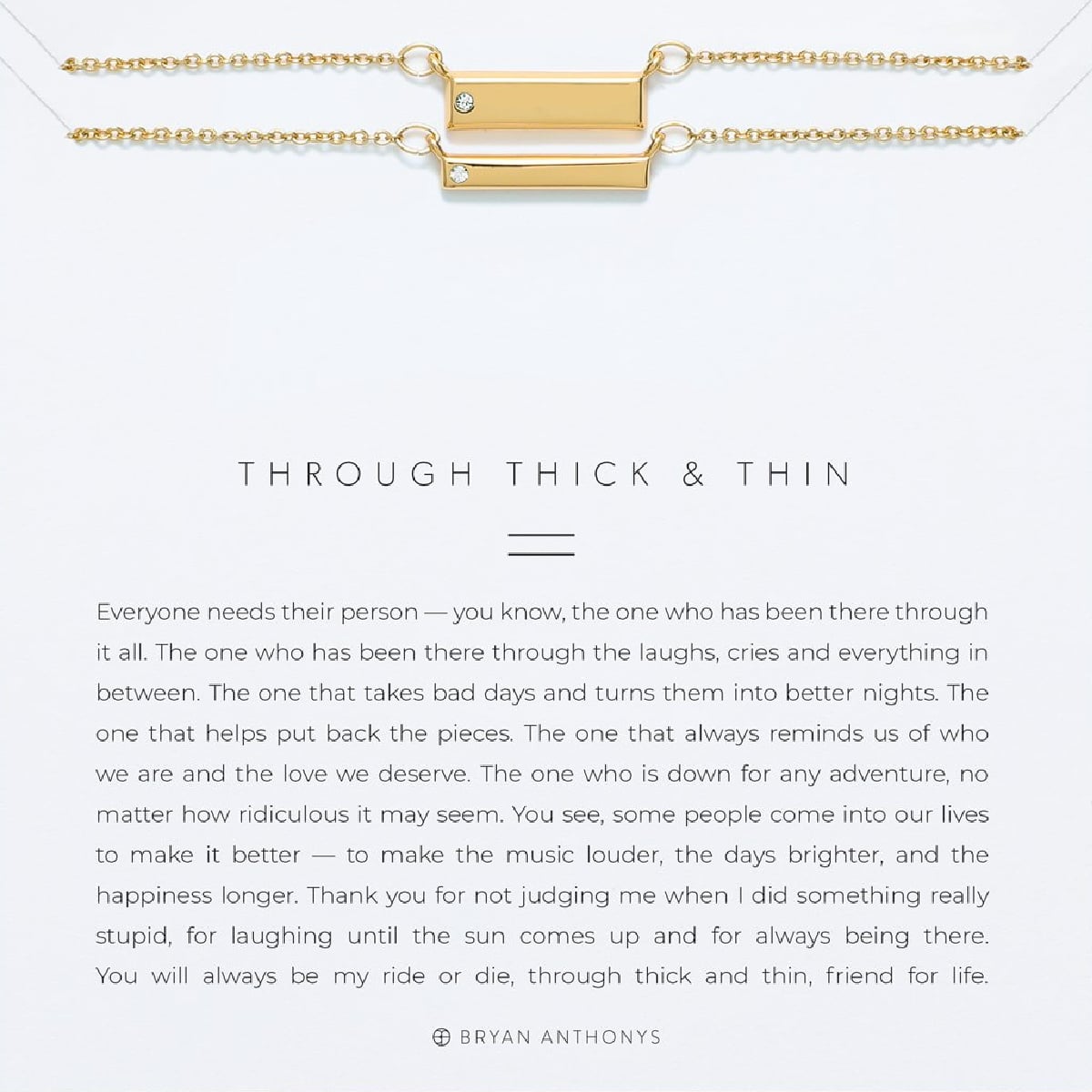Bryan Anthony Through Thick \u0026 Necklace 
